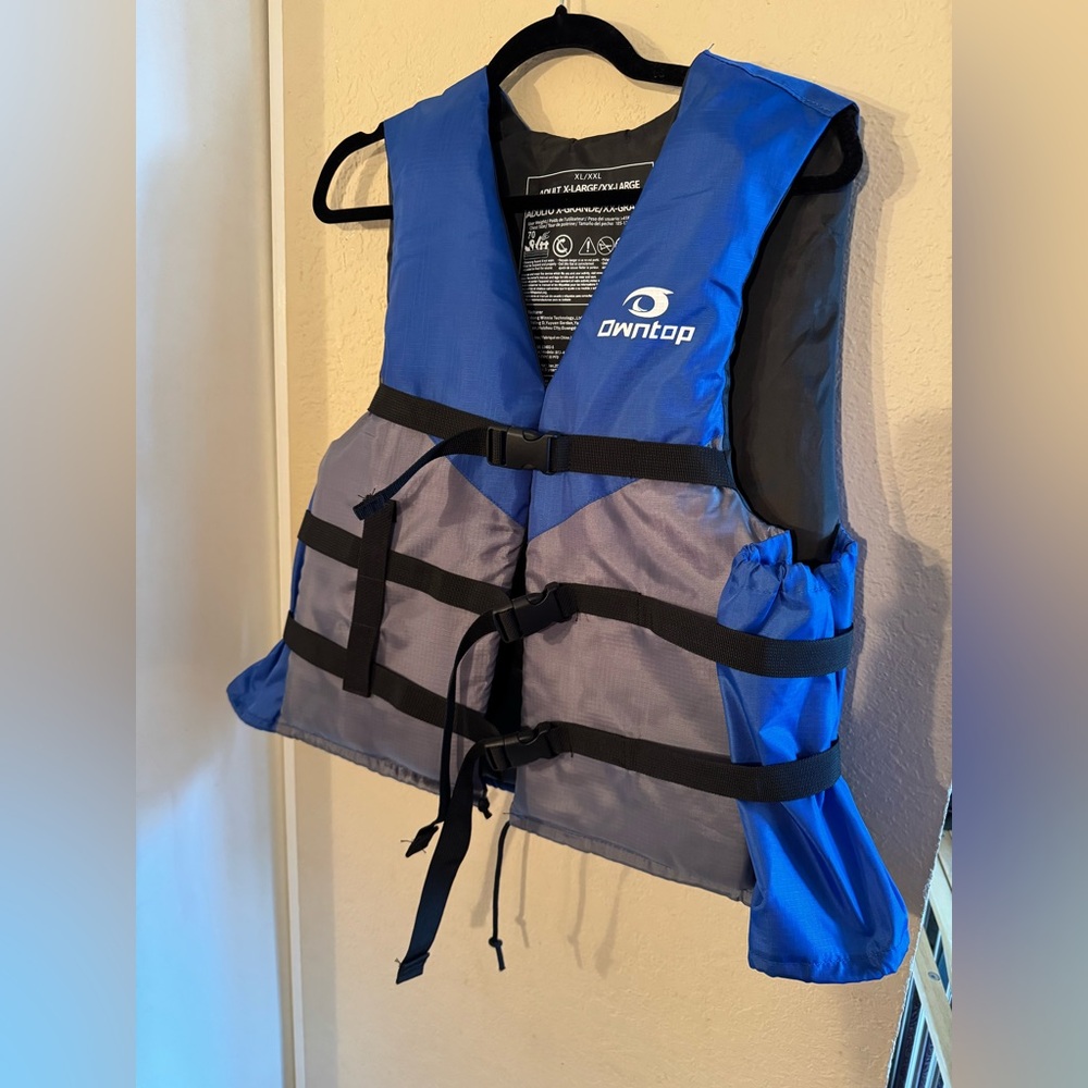Adult Unisex Blue and Gray Onntop Life Vest
